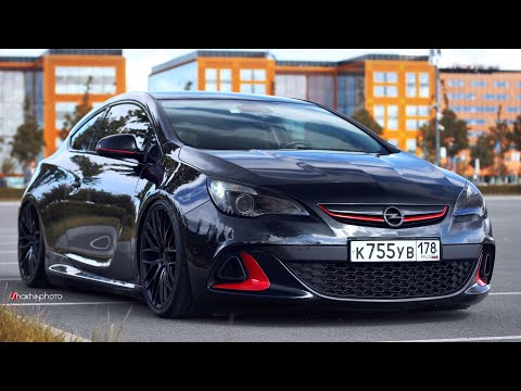 Видео: Opel Astra GTС на пневме! Правильный тюнинг!