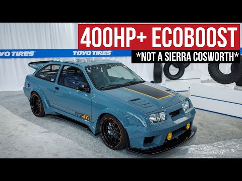 Видео: Модернизированный «Ford Sierra Cosworth» с двигателем Ford Ecoboost Crate объёмом 2,3 л