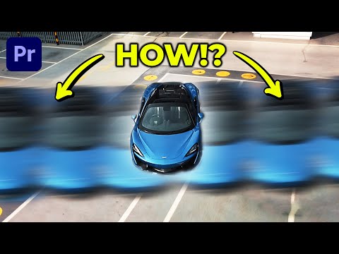 Видео: Эффект плавного скольжения хлыста и дублирования автомобиля!