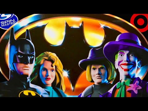 Видео: Представлены новые ретро-фигурки Spin Master Batman '89 DC!