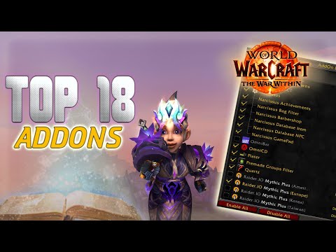 Видео: ТОП 18 АДДОНОВ БЕЗ КОТОРЫХ Я НЕ МОГУ ИГРАТЬ В WORLD OF WARCRAFT