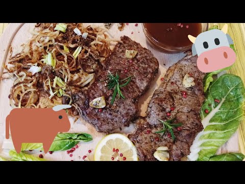 Видео: Как правильно приготовить Говяжий Стейк !? В сковороде от фирмы АМС !