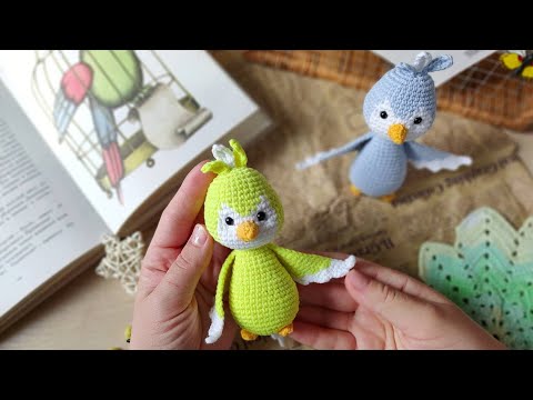 Видео: Птичка крючком. Мастер класс. Часть 2.