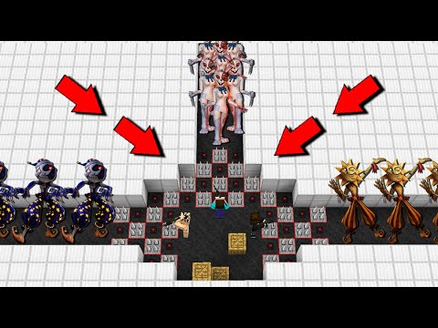 Видео: АРМИЯ АНИМАТРОНИКИ СОЛНЦЕ И ЛУНА ПРОТИВ ЕНОТИКА И НУБА! 10000 АНИМАТРОНИКИ ФНАФ В МАЙНКРАФТ 100%