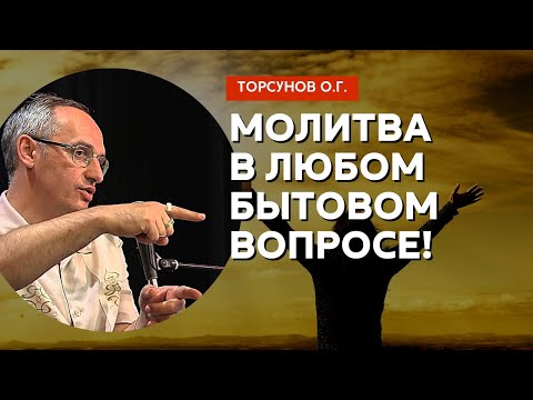 Видео: Молитва в любом бытовом вопросе! Торсунов лекции