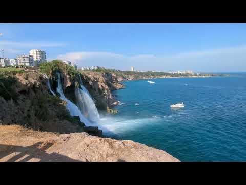 Видео: ПРОСТО ЧУДЕСНЫЙ ДЮДЕНСКИЙ ВОДОПАД !#travel #turkey #antalya #duden