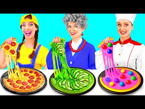 Видео: Кулинарный Челлендж: Я против Бабушки | Удивительные Лайфхаки и Хитрости от PaRaRa Challenge