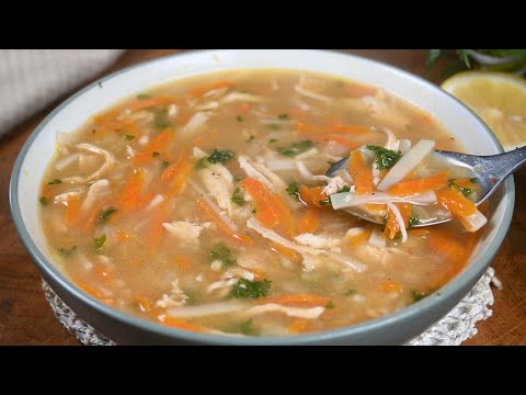 Видео: Самый простой турецкий куриный суп 😋 Вкусный, быстрый и полезный!