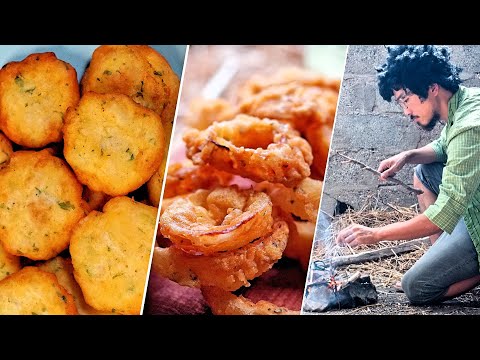 Видео: Марокканские острые картофельные оладьи - Маакуда с луковыми кольцами с корейцем