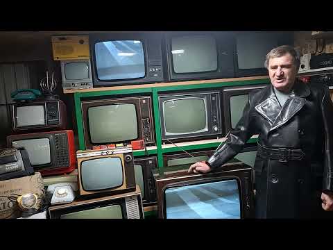 Видео: телевизор I класса "Горизонт-107" с сенсорным переключением.СССР