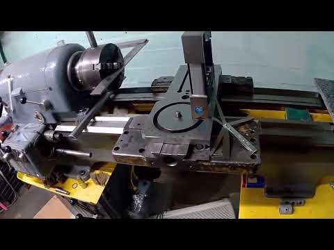 Видео: ТВ-320. Подгонка суппорта к станине.