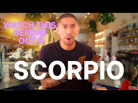 Видео: Скорпион 😱«НЕ ПЕРЕДАЮТСЯ СЛОВАМИ, ЭТО ПРОИСХОДИТ 6 ОКТЯБРЯ» 🤯