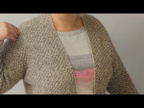 Видео: Кардиган спицами