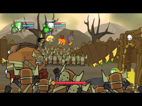 Видео: Castle Crashers [Co-op] #1 - Знакомство с лесом