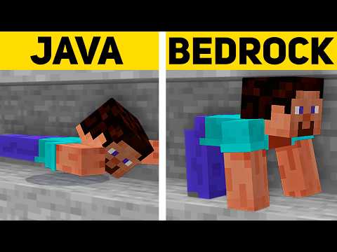 Видео: 25 Фишек Minecraft Bedrock, которых НЕТ в JAVA!