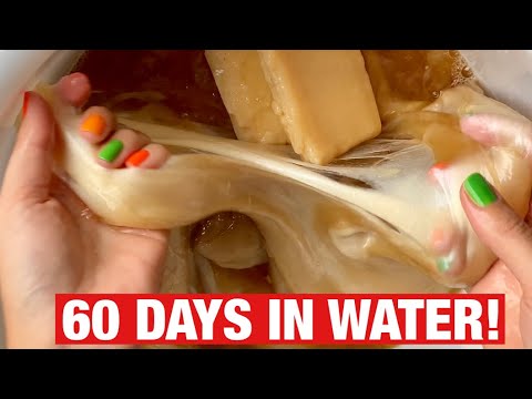 Видео: 60 ДНЕЙ В ВОДЕ / РАЗМОКШЕЕ ДЕГТЯРНОЕ МЫЛО / АСМР МЫЛО / SOAKED MUSHY TAR SOAP / ASMR SOAP