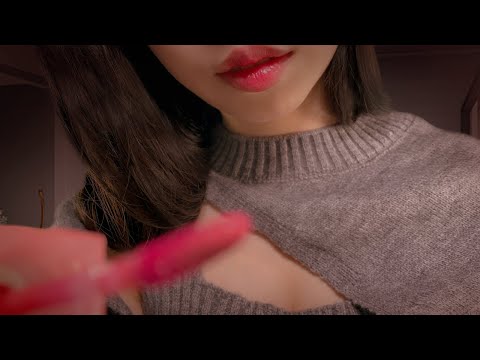 Видео: Получение увлажненной макияж в тихом магазине.💦ASMR