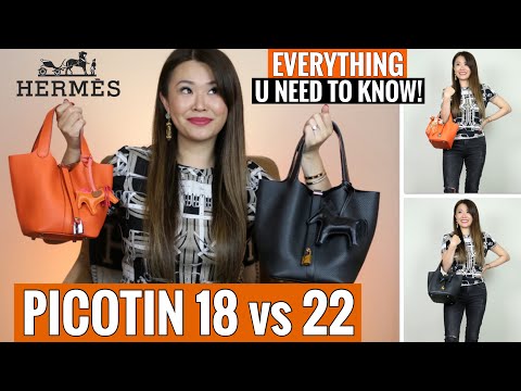 Видео: Хотите купить HERMES PICOTIN 18 или 22? СМОТРИТЕ ЭТО СНАЧАЛА! Подробный обзор и сравнение | Mel в...