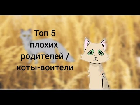 Видео: Топ 7 плохих родителей / коты-воители