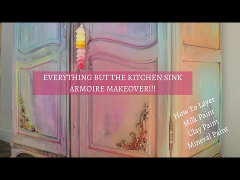 Видео: Раскрывая возможности DIY: искусство нанесения краски на мебель слоями, создание неоновой молочно...