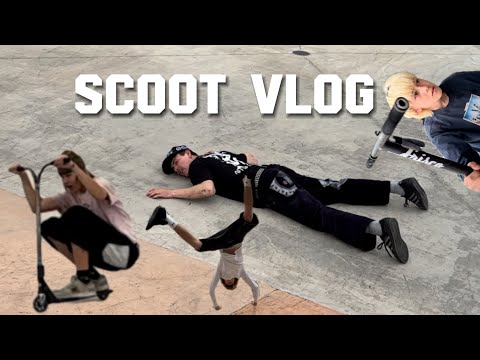 Видео: Scoot vlog 4 | чил  в скейт парке с Кентами