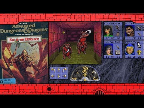 Видео: Eye of the Beholder (01) Сразу заблудились
