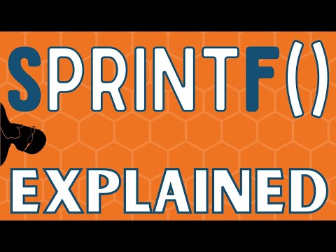 Видео: Если вы не изучите sprintf(), ваш код позже возненавидит вас