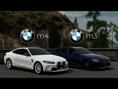 Видео: Black Russia / гонка Bmw m4 g82 против Bmw m3 touring 