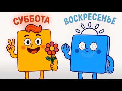 Видео: ДНИ НЕДЕЛИ 🗓️ПЕСНЯ