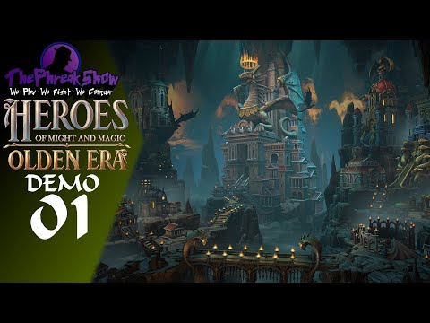 Видео: Давайте поиграем в Heroes Of Might And Magic Olden Era - (ДЕМО) - Подземелье - Часть 1 - Битва од...