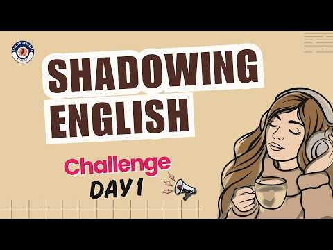 Видео: Практика разговорного английского языка в режиме Shadowing | 5-дневный марафон разговорного англи...