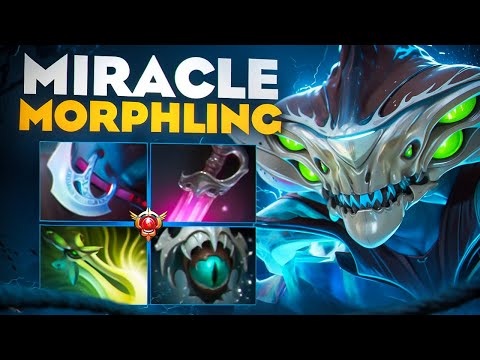 Видео: МИРАКЛ ВНОВЬ УНИЧТОЖАЕТ НА СИГНАТУРНОМ МОРФЕ🔥| Miracle Morphling 7.37d