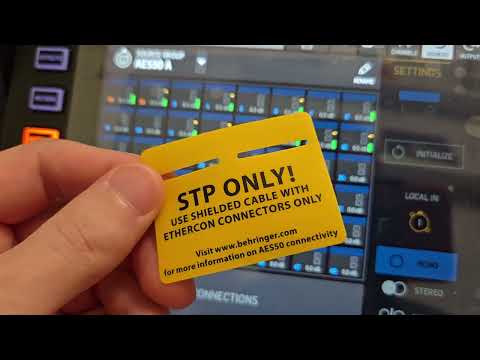 Видео: Настройка Behringer WING RACK Compact + SD16 SD 8 Подключаем стедж бокс, тестирует кабель