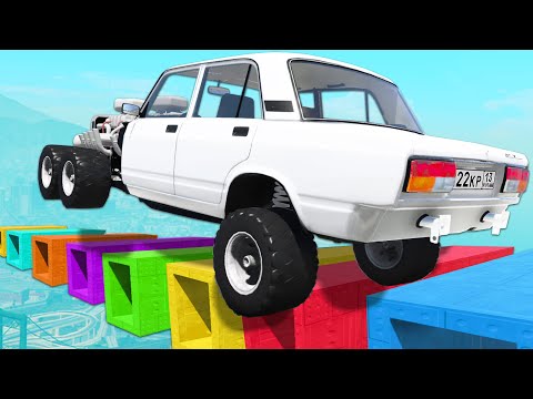 Видео: КАК ДАЛЕКО СМОЖЕТ ЧИТ ТАЧКА ПРОЕХАТЬ ПО ДЫРЯВЫМ БЛОКАМ? ЭКСПЕРИМЕНТЫ В ГТА 5 ОНЛАЙН