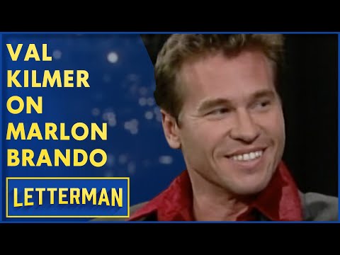 Видео: Вэл Килмер о Марлоне Брандо | Дэвид Леттерман