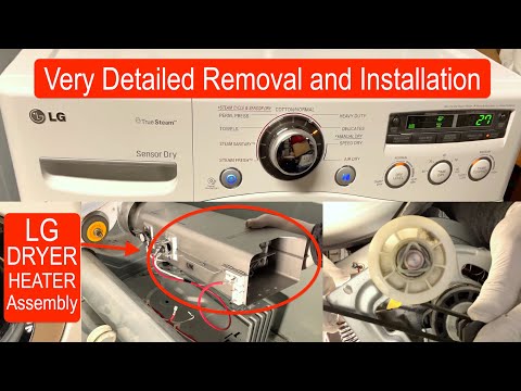 Видео: Как заменить нагревательный элемент сушильной машины LG. Подробная пошаговая инструкция по ремонт...