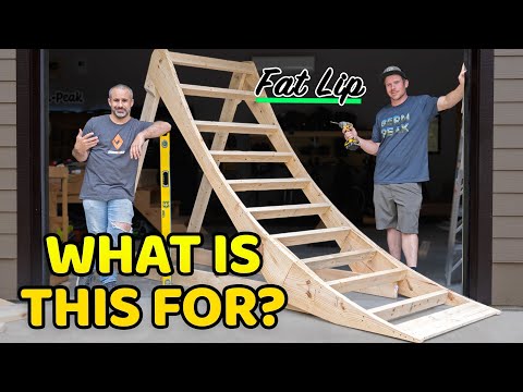 Видео: Создание трюкового прыжка на горном велосипеде для профессиональных гонщиков