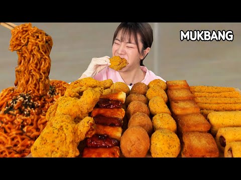 Видео: Шоу Nuclear Spicy Noodles🔥 и BBURINKLE поедания курицы ㅣRamen Samyang MUKBANG