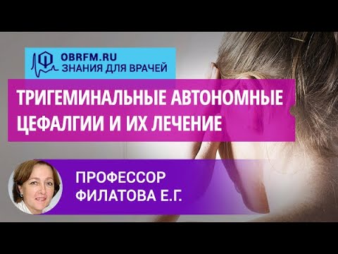 Видео: Профессор Филатова Е.Г.: Тригеминальные автономные цефалгии и их лечение