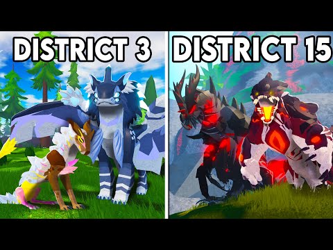 Видео: 100 игроков симулируют ГОЛОДНЫЕ ИГРЫ в Creatures of Sonaria