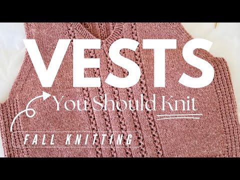 Видео: Выкройки жилетов для осени и зимы #fallfashion #fashionover50 #knitting