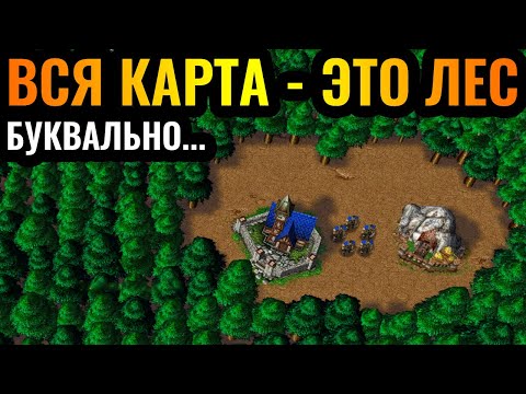 Видео: АБСОЛЮТНЫЙ БРЕД: Вся карта - это ЛЕС в Warcraft 3 Reforged | Forest Nothing