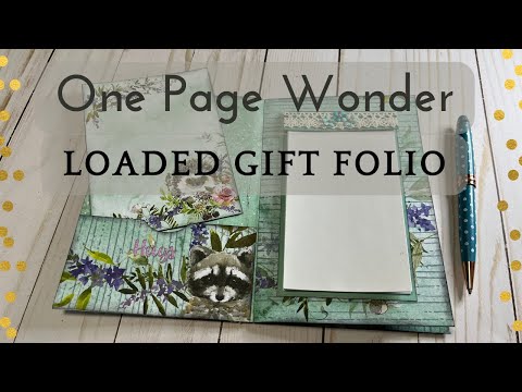 Видео: 🌿🦋 12x12 одностраничный журнал Wonder Folio Flip Book Journal (розыгрыш завершен)