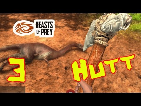 Видео: Beasts of Prey. #3. Место для строительства и бегство. 60FPS