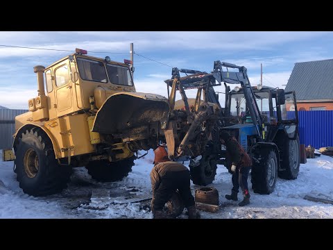 Видео: Ремонт К-700. Сняли задний мост.  (сезон 2020)