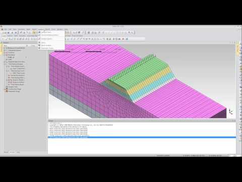 Видео: Расчет транспортной насыпи на слабых грунтах с использованием midas GTS 06 11 13