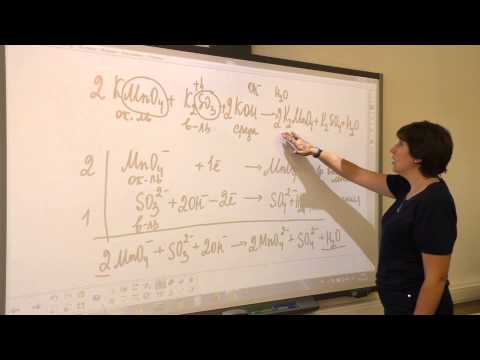 Видео: Уравнивание неорганических реакций (ОВР) методом электронно-ионного баланса. ОВР, часть 3 из 4.