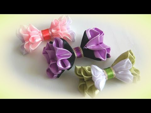 Видео: Бантики канзаши, МК