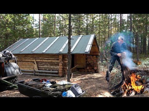 Видео: Отпуск в охотничьей избушке 3