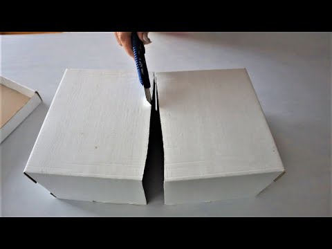 Видео: Жаль, что я раньше не додумалась так хитро использовать обувные коробки, ни одной бы не выкинула